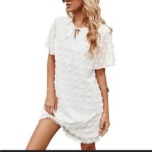 Women’s UMGEE casual summer short sleeve dress tunic small with pockets